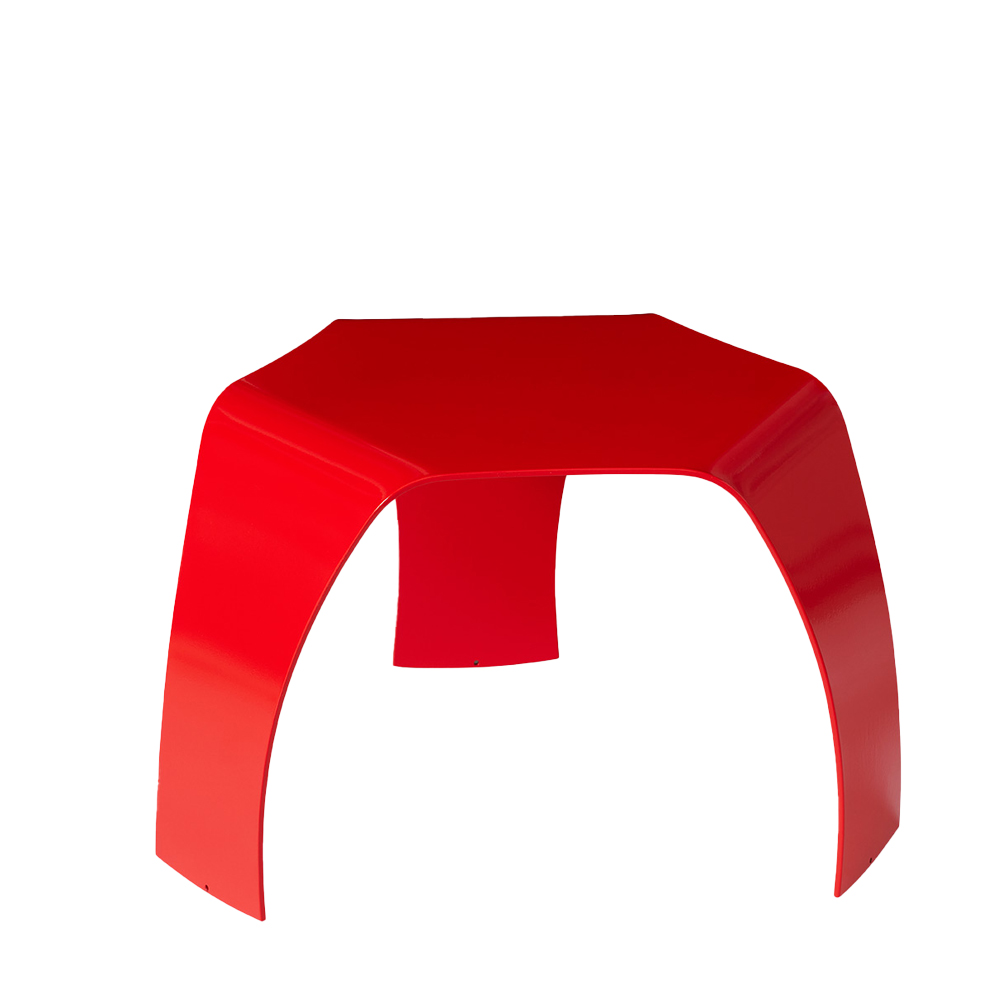 metal-stool-red