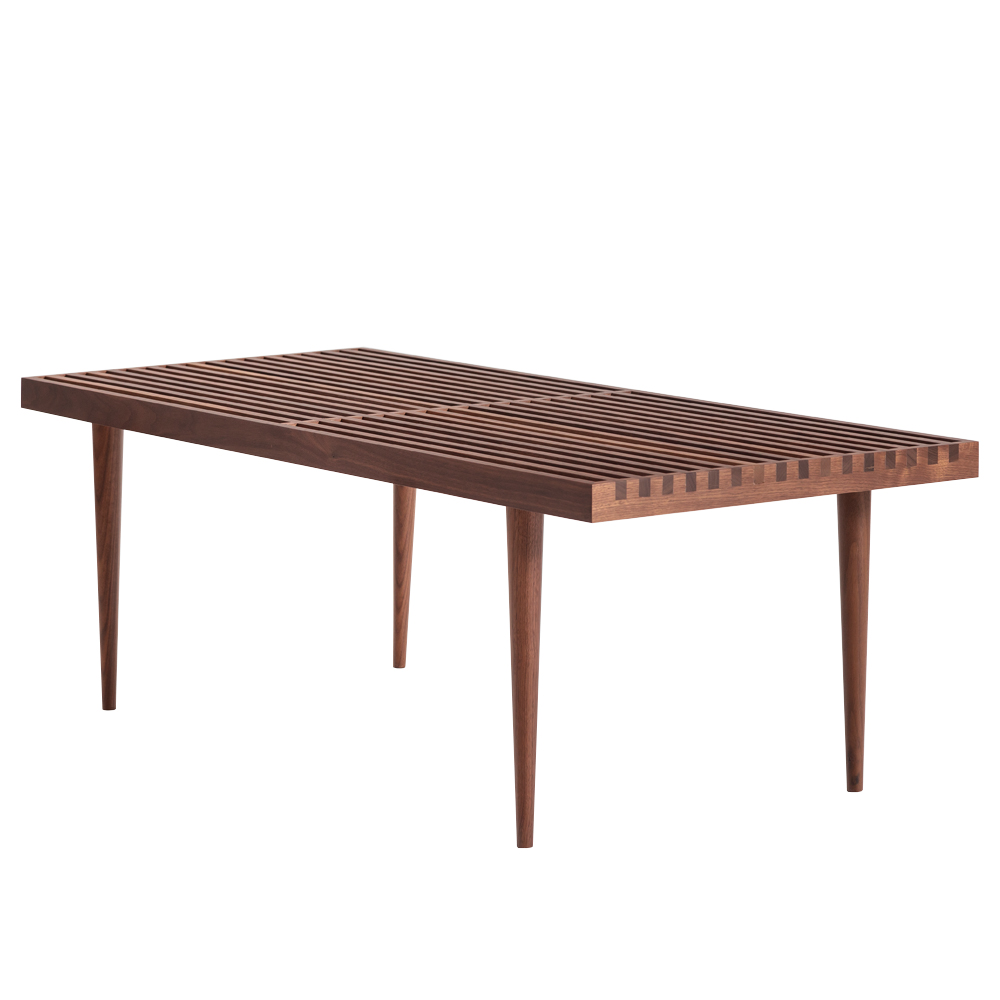 Slatted Bench